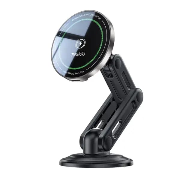 پایه نگهدارنده و شارژر بی‌سیم مغناطیسی خودرو یسیدو مدل Yesido C317