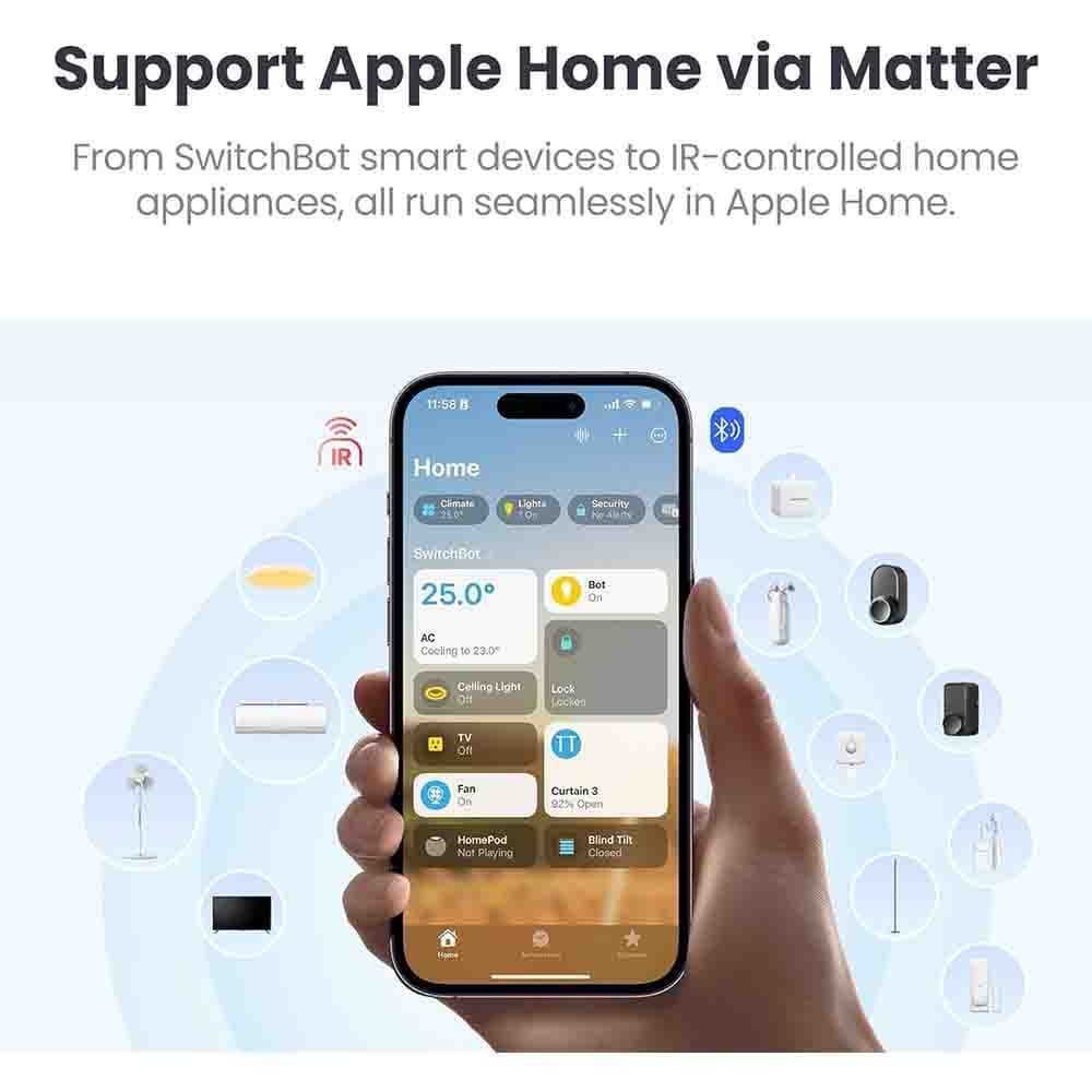 هاب هوشمند SwitchBot Hub Mini Matter — تصویر ۵