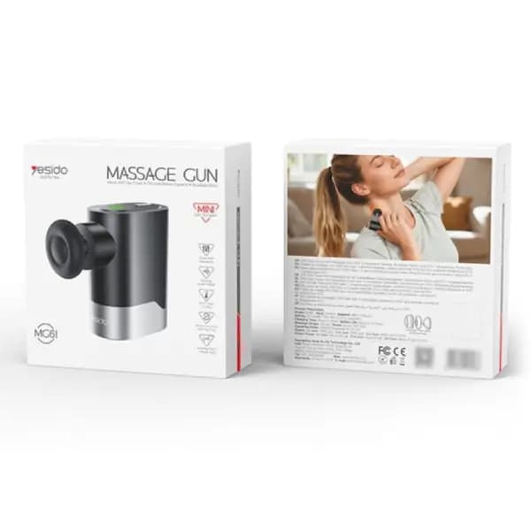 ماساژور تفنگی قابل حمل یسیدو مدل Yesido MG61 Mini Portable Massage Gun — تصویر ۷