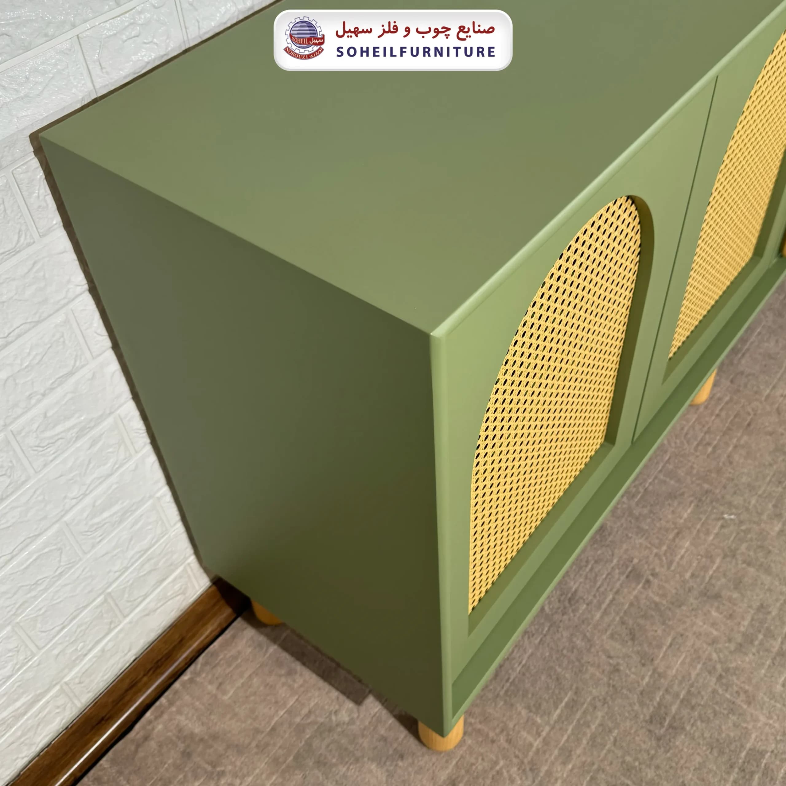آینه کنسول حصیری مدل 146 سهیل — تصویر ۵