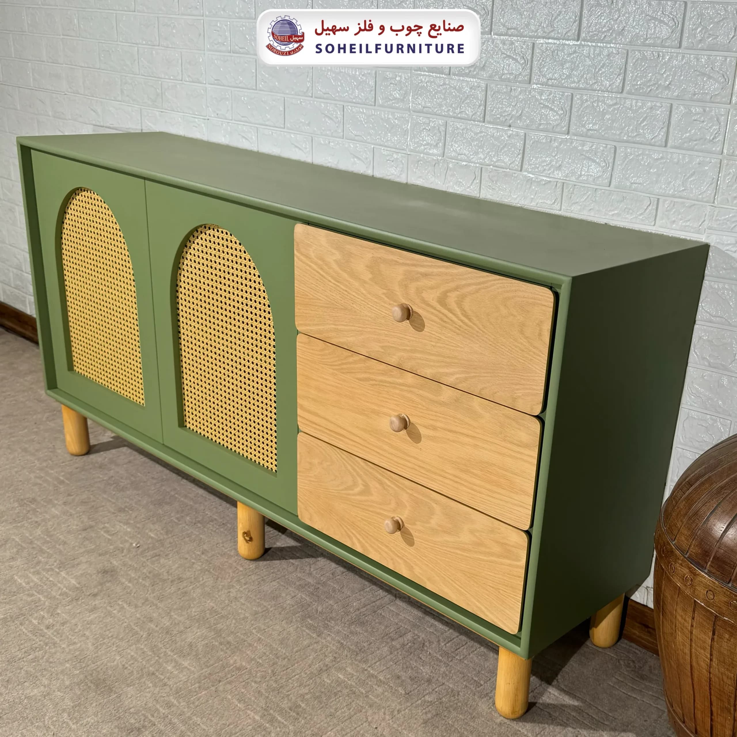 آینه کنسول حصیری مدل 146 سهیل — تصویر ۷