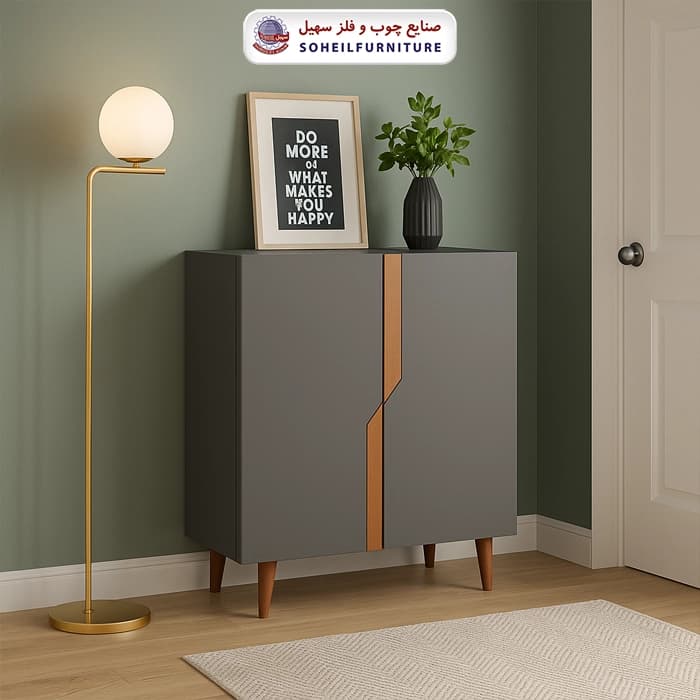 جاکفشی چوب و MDF مدل دیاموند سهیل