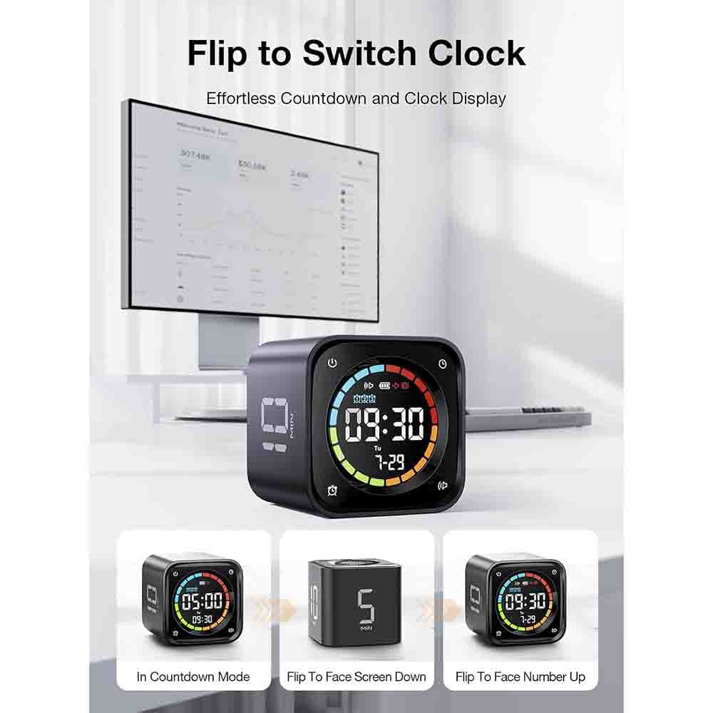 تایمر مکعبی پومودورو Ticktime مدل TK3 — تصویر ۲