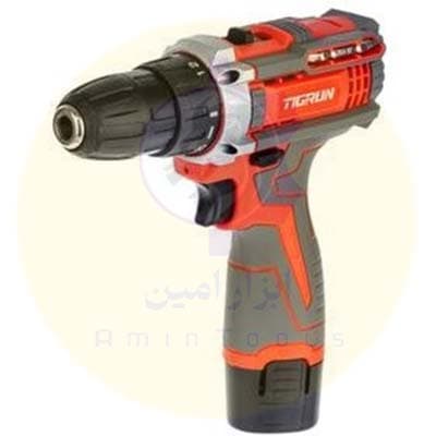 دریل پیچ گوشتی شارژی تیگران مدل TG3012 ظرفیت ۱۲ ولت