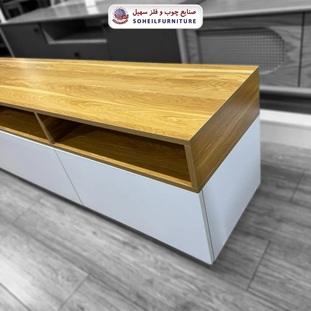 میز تلویزیون پینترستی ۳ کشو — تصویر ۵