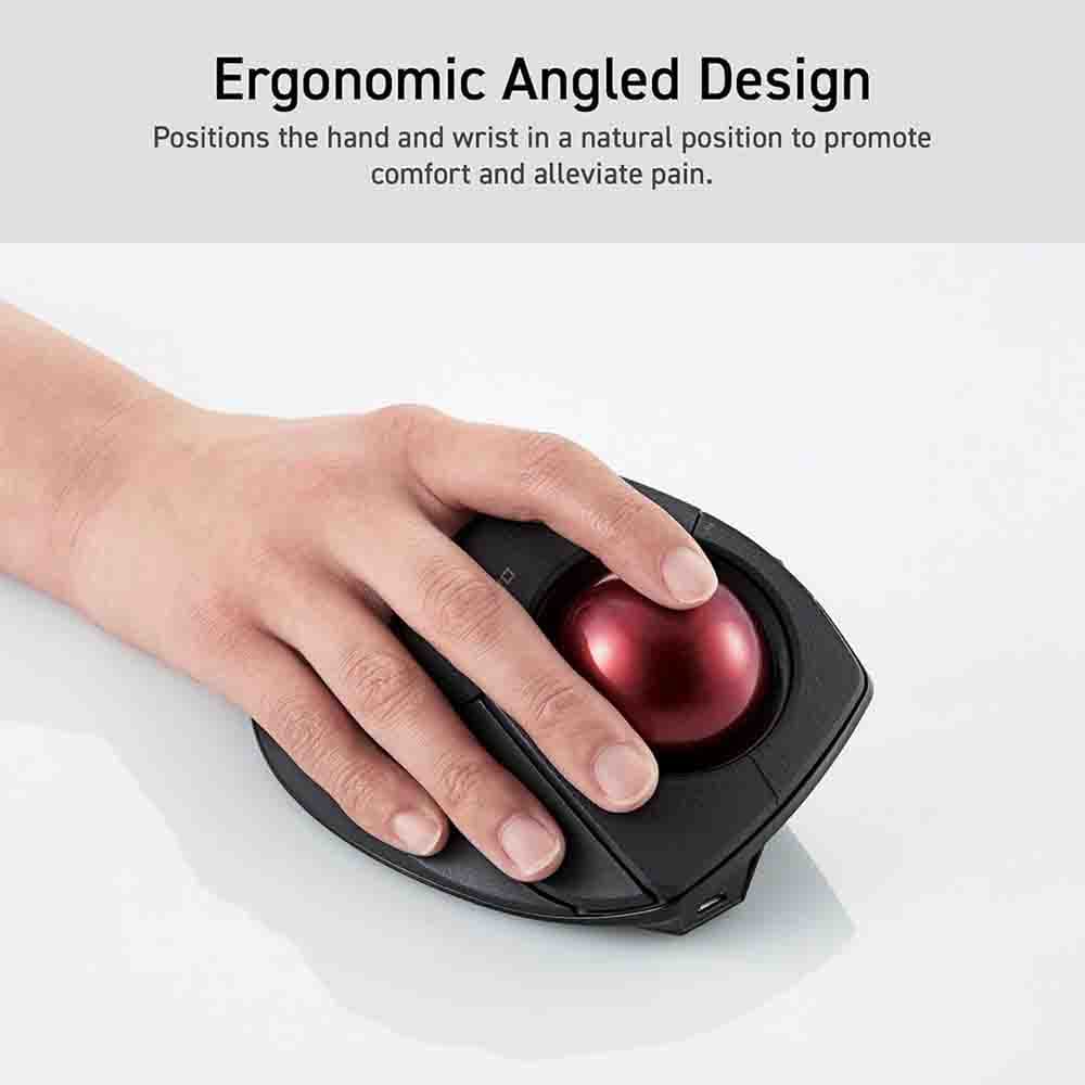 ماوس ترکبال ارگونومیک ELECOM مدل DEFT Pro — تصویر ۵