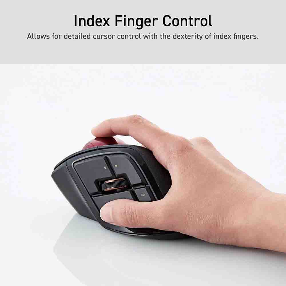 ماوس ترکبال ارگونومیک ELECOM مدل DEFT Pro — تصویر ۸