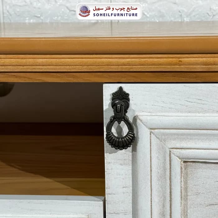 میز تلویزیون 139 سهیل (روکش طبیعی چوب بلوط) — تصویر ۶