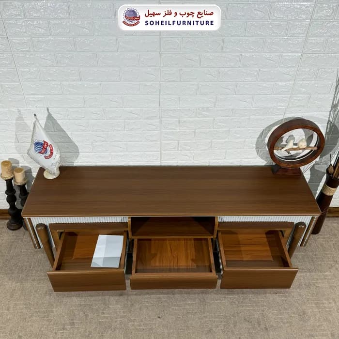 میز تلویزیون 0091 سهیل (روکش ضد آب و ضد خش وکیوم) — تصویر ۸
