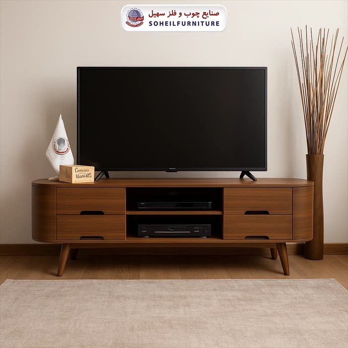 میز تلویزیون 129 سهیل (روکش ضد آب و ضد خش وکیوم)