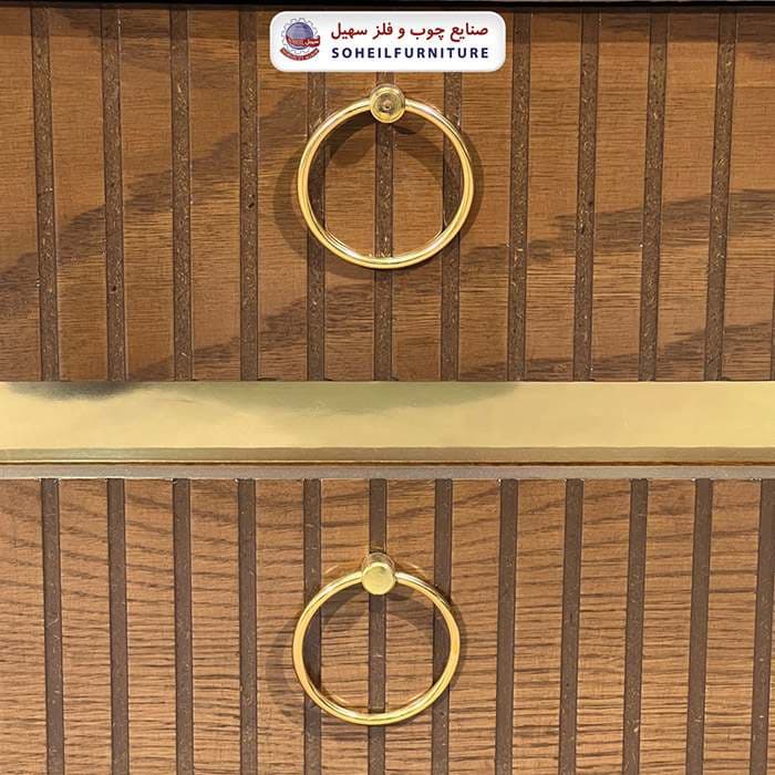 میز تلویزیون 101 سهیل (روکش طبیعی چوب بلوط) — تصویر ۴