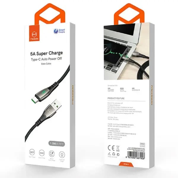 کابل USB به USB-C طول 1.5 متر مک دودو مدل Mcdodo CA-6790 — تصویر ۷