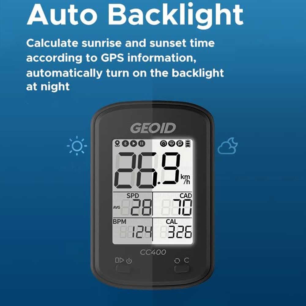 کامپیوتر دوچرخه GEOID مدل CC400 — تصویر ۸