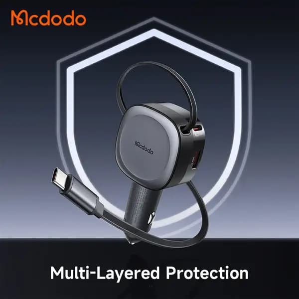 شارژر فندکی 75 وات فست شارژ با کابل مک دودو مدل Mcdodo CC-1560 — تصویر ۳