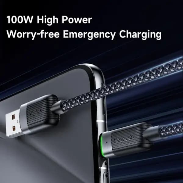 کابل 1.2 متر USB-A به USB-C مک دودو مدل Mcdodo CA‑5650 Fast Charging Cable Magnetic Data Cord — تصویر ۶
