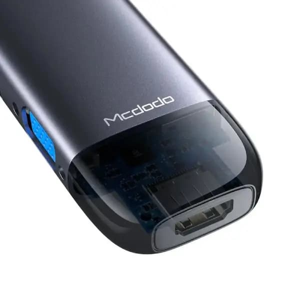 هاب 10 در 1 بیسوس مدل Mcdodo HU-7420 10 in 1 Type-c Gigabit Lan + Hdmi — تصویر ۴