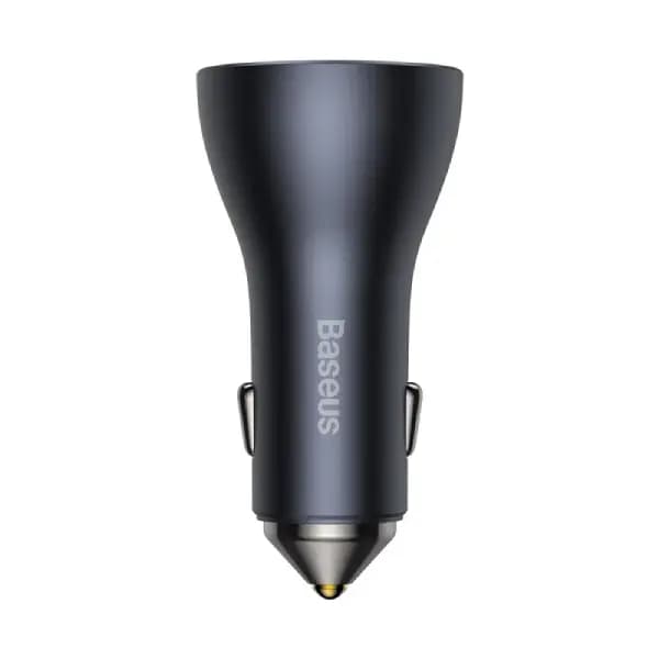 شارژر فندکی 65 وات بیسوس مدل Baseus Golden Contactor Pro Triple Fast Charger Car Charger 65W U+C+C CGJP010013 — تصویر ۲
