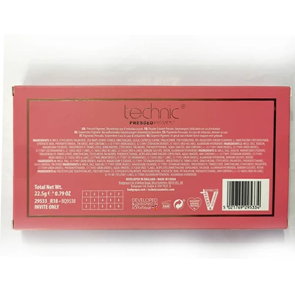 پالت سایه اینوایت اونلی تکنیک Technic Invite Only Eyeshadow Palette — تصویر ۳