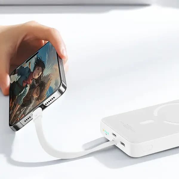 پاوربانک 10000 هزار 30 وات بیسوس مدل Baseus Mini 10000mAh 30W Magnetic Powerbank Bayern Edition — تصویر ۵