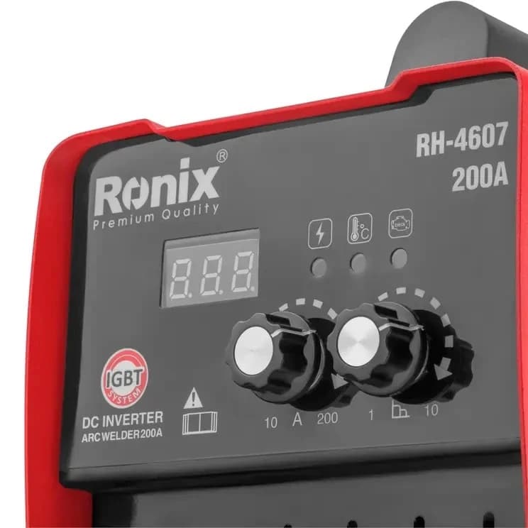 اینورتر جوشکاری200 آمپر رونیکس مدلRH-4607 — تصویر ۳