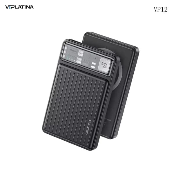 پاوربانک وایرلس مگنتی 10000 هزار وی آی پلاتینا مدل VIPLATINA VP12
