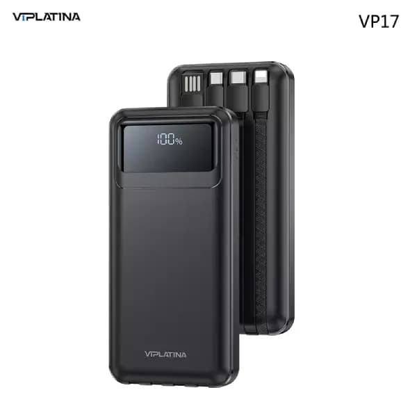 پاوربانک فستشارژ 10000 هزار وی آی پلاتینا مدل VIPLATINA VP17