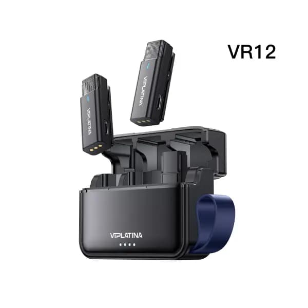 میکروفون یقهای بیسیم وی آی پلاتینا مدل VIPLATINA VR12L lavalier microphone-IP interface