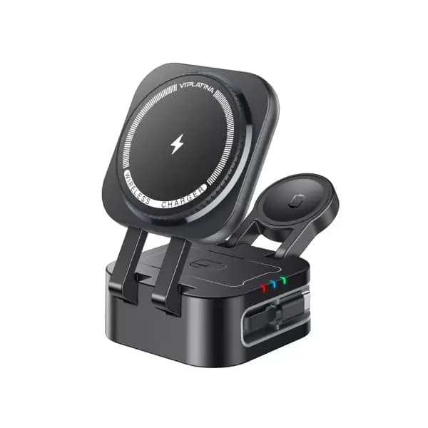 شارژر بیسیم ۵ کاره وی آی پلاتینا مدل VIPLATINA VD12