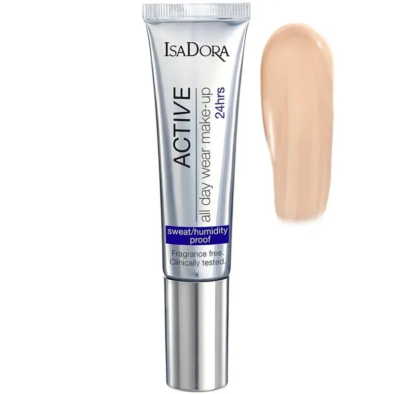 کرم پودر 24 ساعته Active ایزادورا 35ml (14-Sand ) Isadora