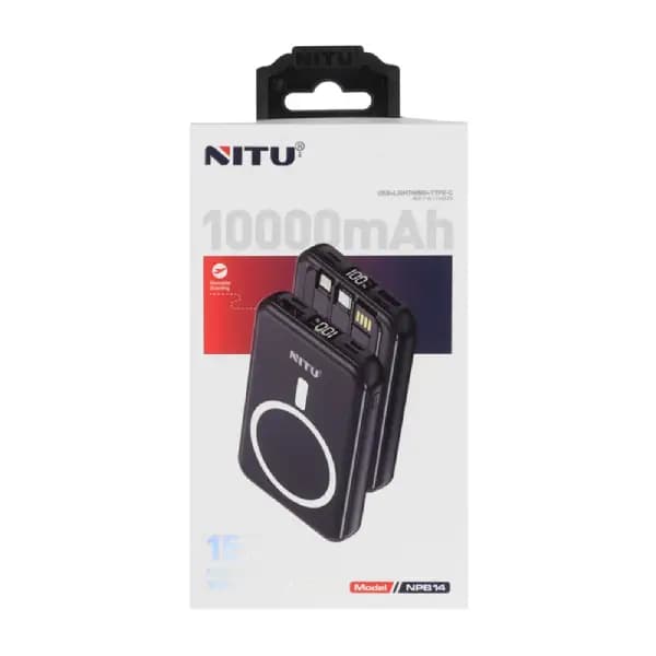 پاوربانک وایرلس 10000 هزار فست شارژ نیتو مدل Nitu NPB14 — تصویر ۷