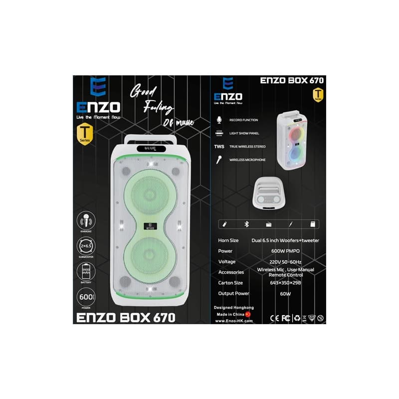 اسپیکر ENZO BOX 670 — تصویر ۷