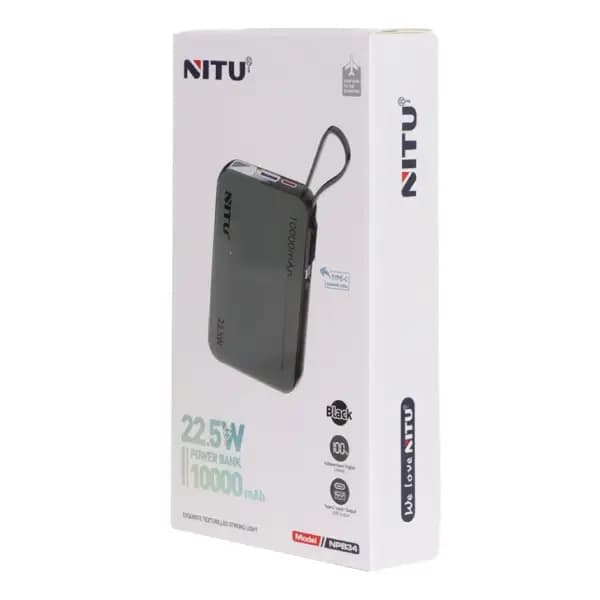 پاوربانک 10000 هزار 22.5 وات فست وایرلس شارژ نیتو مدل Nitu NPB34 — تصویر ۸