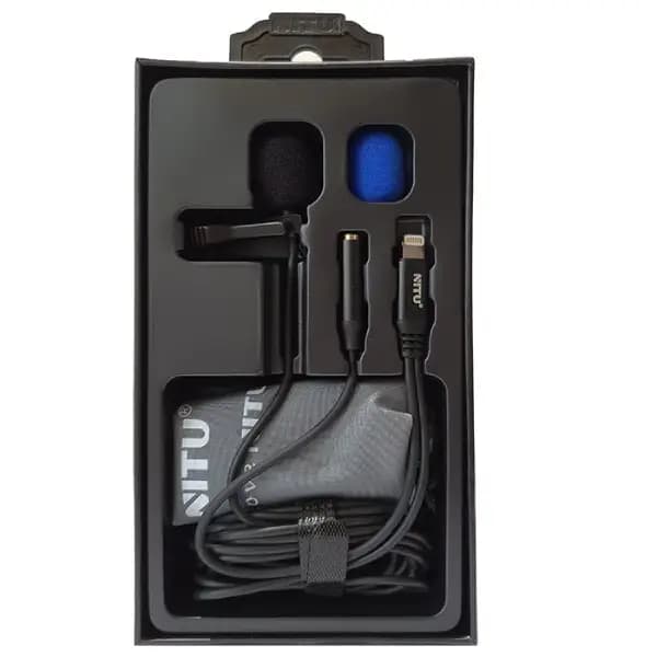 میکروفون یقه ای لایتنینگ نیتو مدل Nitu NM03 — تصویر ۲