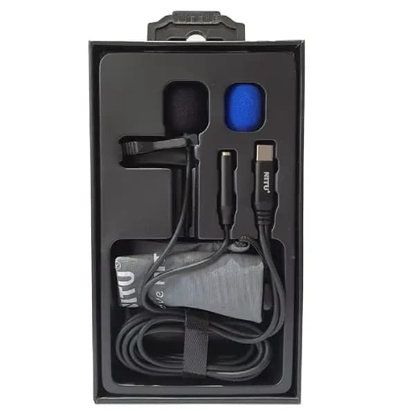 میکروفن یقه ای تایپ سی نیتو مدل Nitu NM02 — تصویر ۳