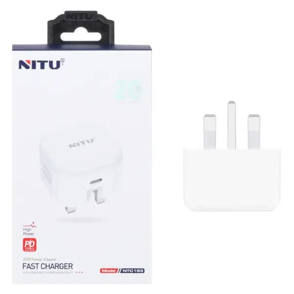 شارژر دیواری 20 وات نیتو مدل Nitu NTC193 — تصویر ۵