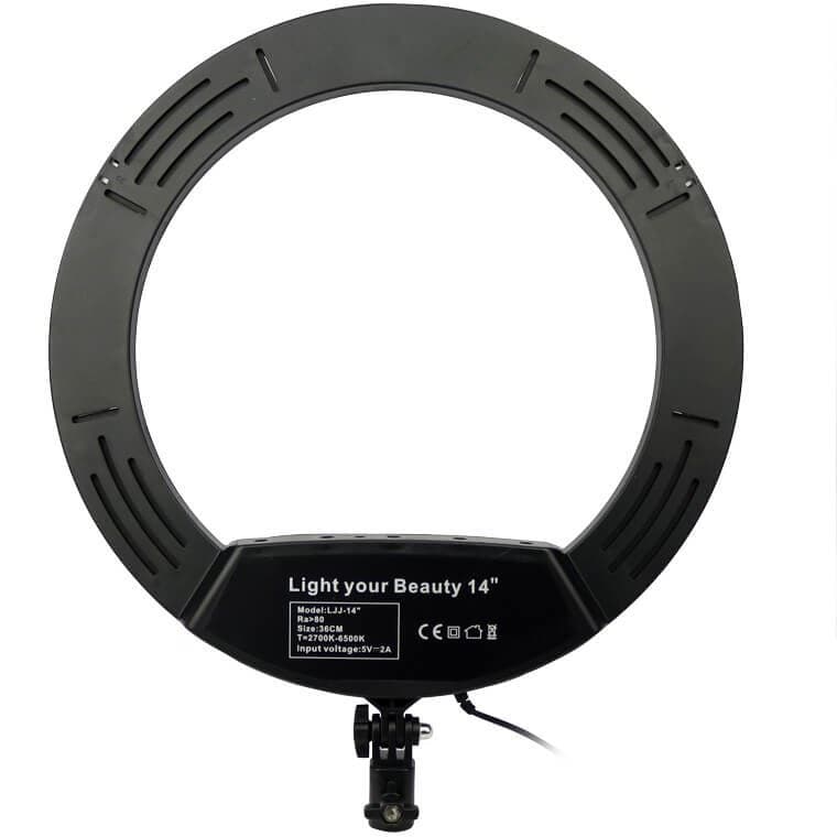 رینگ لایت پی نت مدل LJJ-26 RGB سایز ۱۰ اینچ به همراه سه پایه — تصویر ۷
