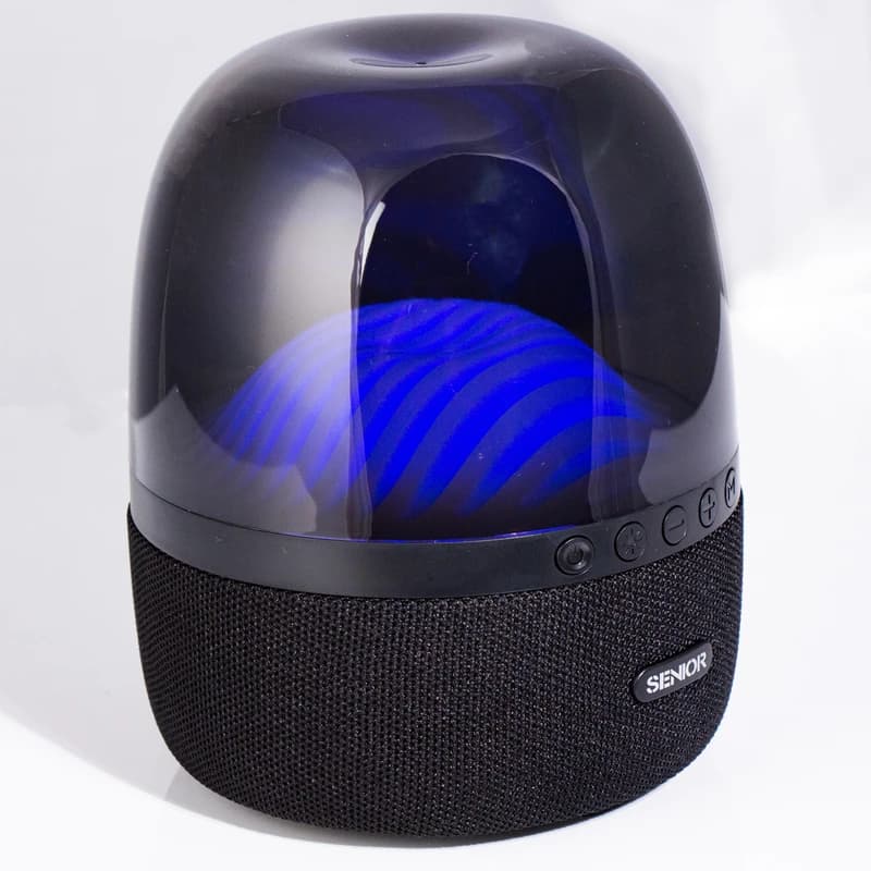 اسپیکر بلوتوثی کی اف-سنیور مدل R-810 طرح شیشه ای — تصویر ۸