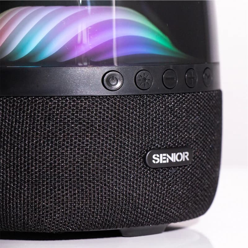 اسپیکر بلوتوثی کی اف-سنیور مدل R-810 طرح شیشه ای — تصویر ۶