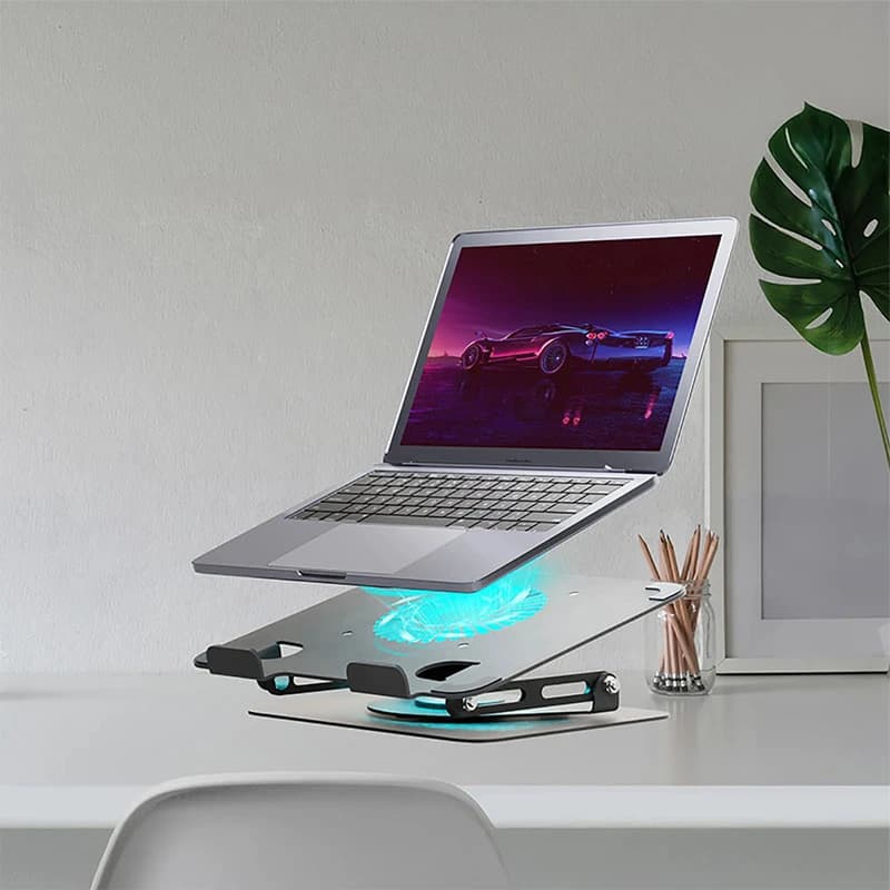 پایه خنک‌کننده لپ‌تاپ گرین لاین مدل Adjustable دارای یک عدد فن مناسب برای لپ‌تاپ‌های 13 تا 17 اینچی — تصویر ۳