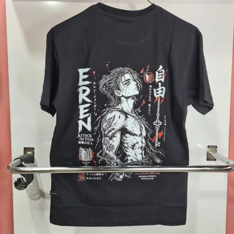 تیشرت لارج ارن از اتک ان تایتان (attack on titan) — تصویر ۲