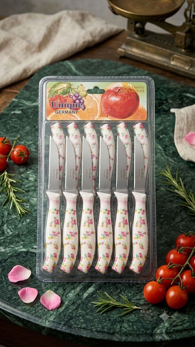 کارد میوه خوری یونیک ۱۲ عددی — تصویر ۲