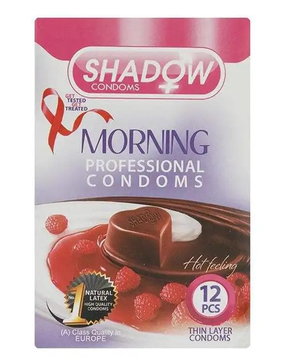 کاندوم خاردار شکلاتی Morning Shadow بسته 12 عددی | تحریک بیشتر با رایحه شکلات
