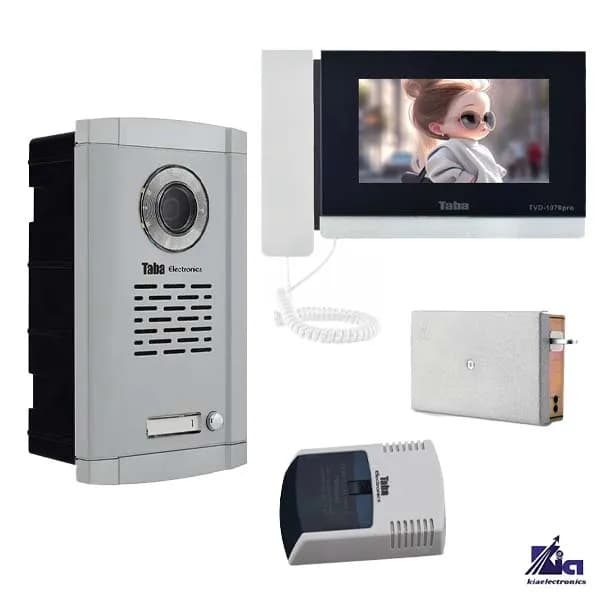 پکیج آیفون تصویری یک طبقه تابا مدل 1070PRO سفید