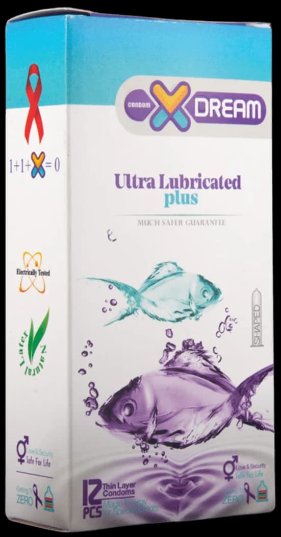 کاندوم ایکس‌دریم مدل بسیار روان و چرب (Ultra Lubricated) ۱۲ عددی — تصویر ۲