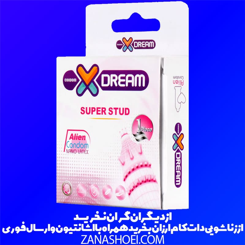کاندوم فضایی دکمه دار خاردار SUPER STUD ایکس دریم — تصویر ۷