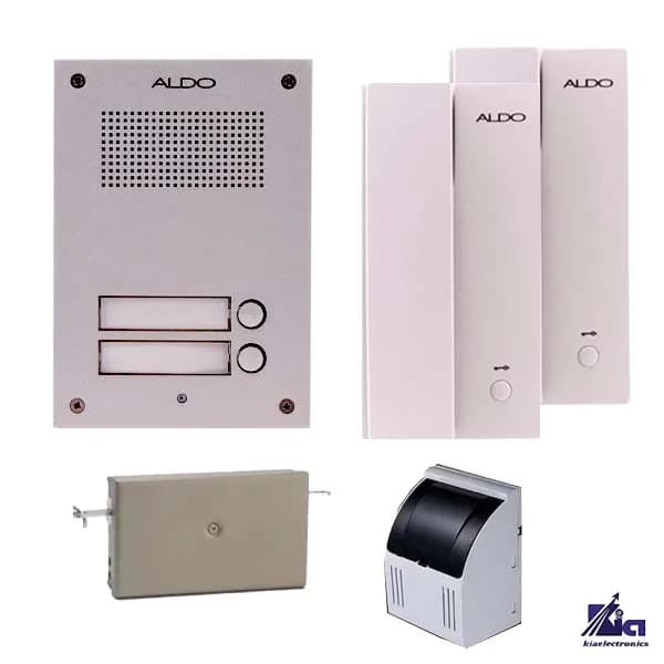 پکیج آیفون صوتی 3 واحدی آلدو مدل AL-2S — تصویر ۳