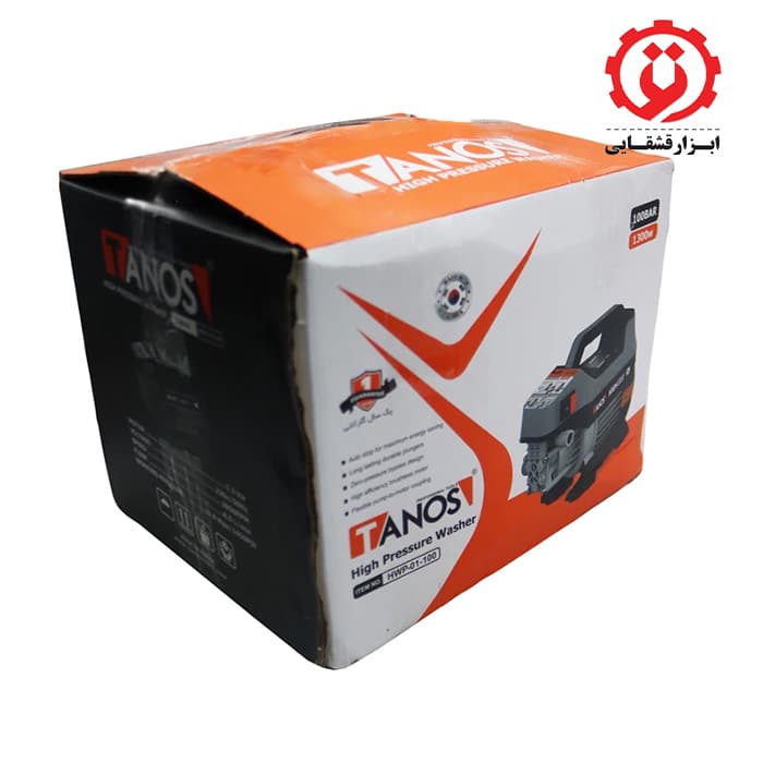 کارواش دینامی 100 بار 1300 وات تانوس مدل YP-HPW-010-100 — تصویر ۲