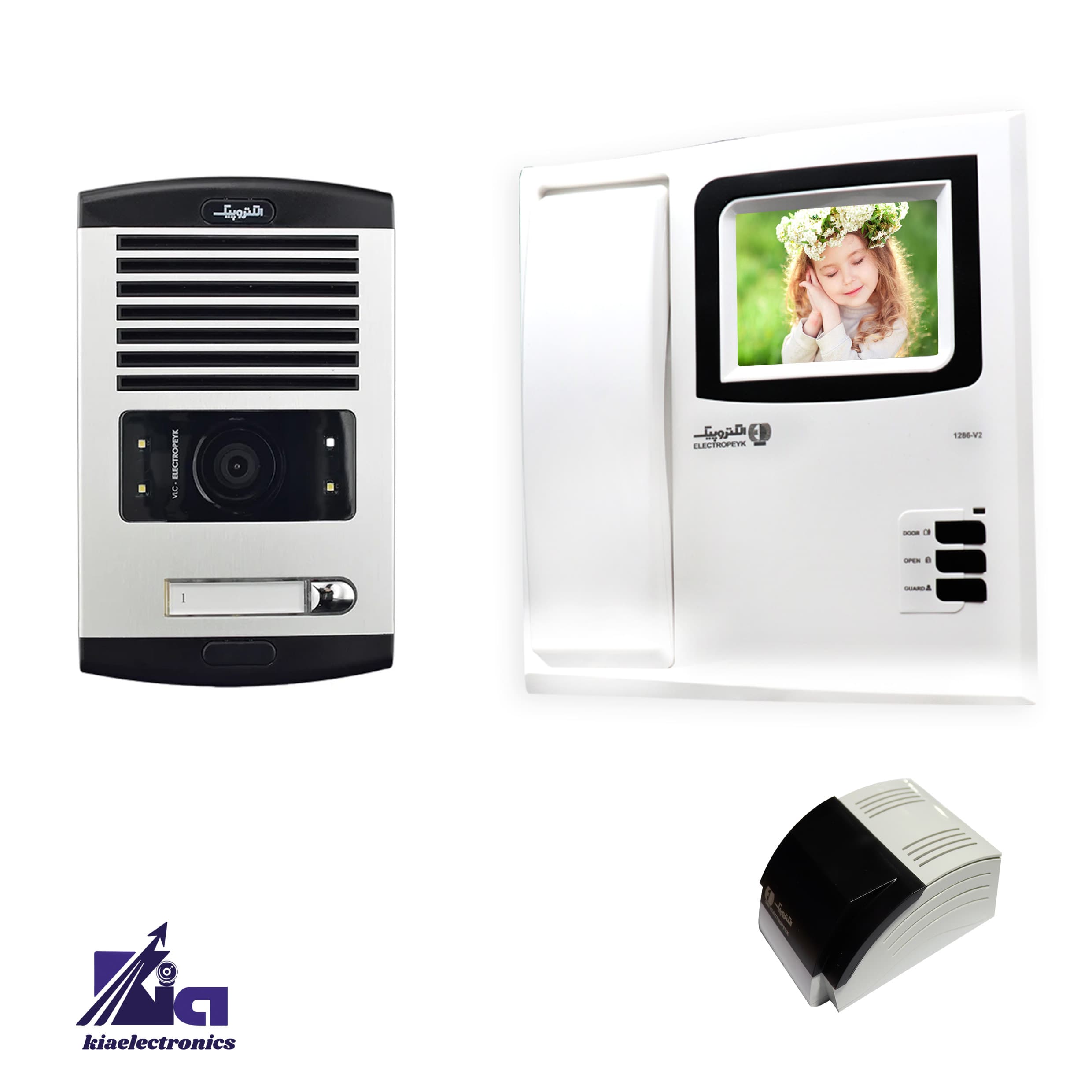 پکیج آیفون تصویری 1 واحدی الکتروپیک مدل 1286-V2 – جدید