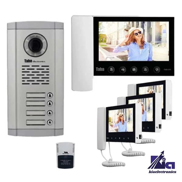 پکیج آیفون تصویری چهار واحدی تابا مدل 5.70 — تصویر ۸