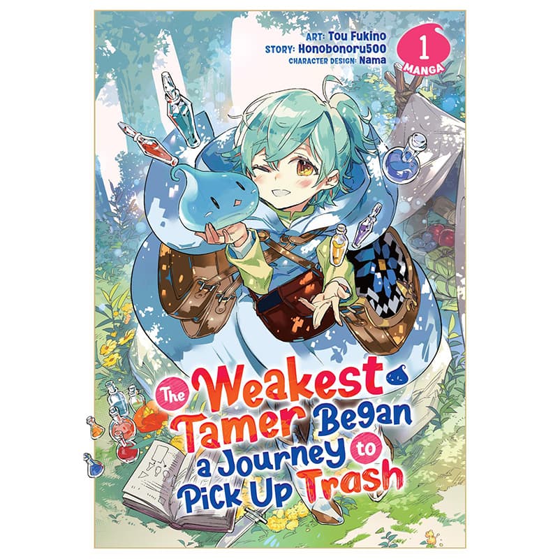 مانگا The weakest tamer began a journey to pickup trash